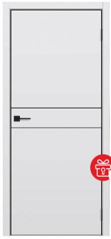 Mona-52 Снежно-белый с алюминиевой кромкой